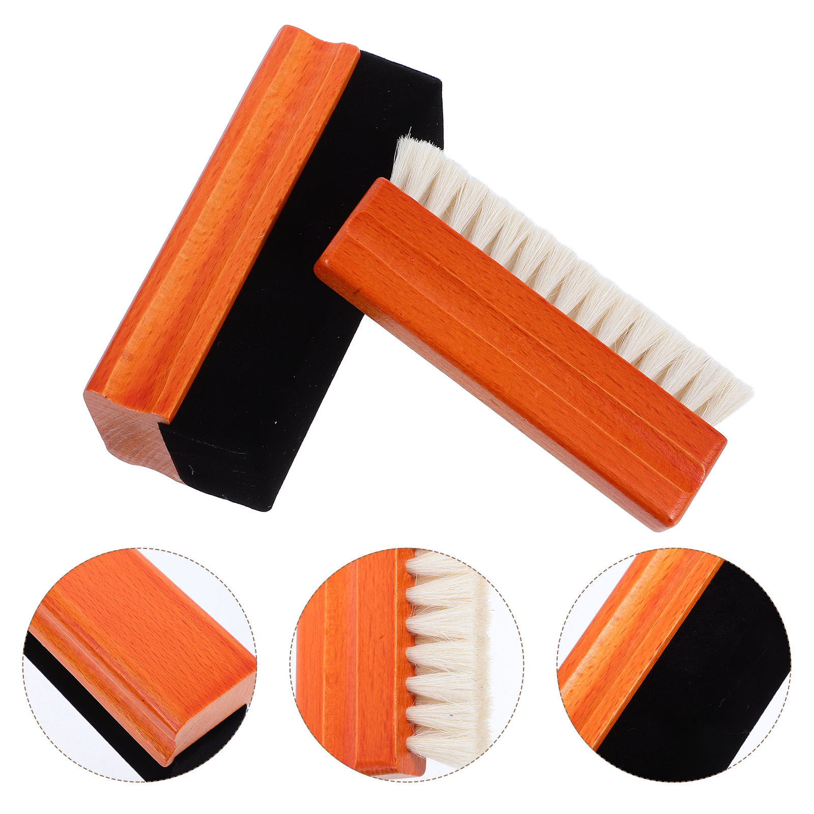 Vinyl Record Cleaner - Kit de 2 escovas para limpeza