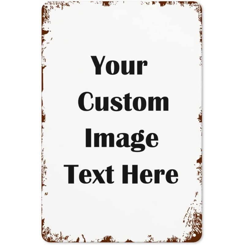 Vintage Collectible Plates - Placa de metal personalizada, 1 unidade,