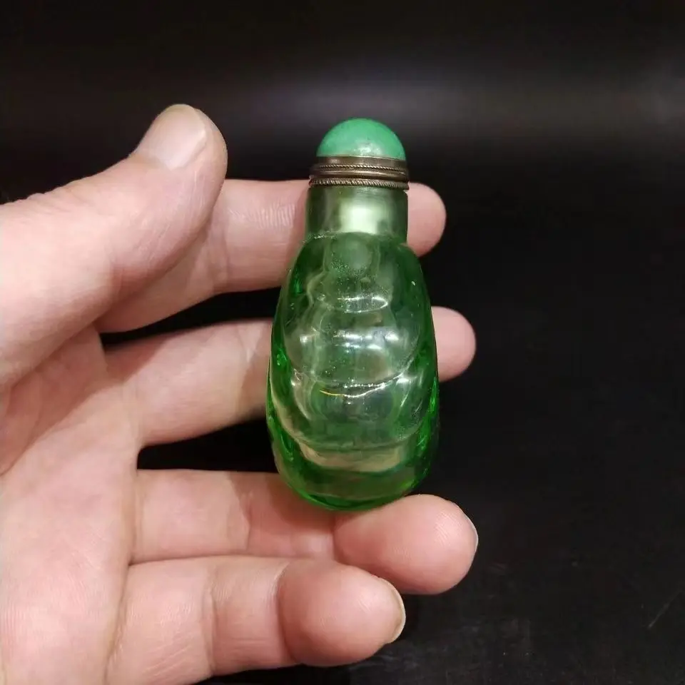 Frasco de tabaco prismatico de - Vintage Collectible Bottles avaliação e preço