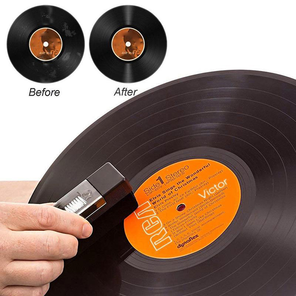 Removedor de poeira Escova par - Vinyl Record Cleaner avaliação e preço