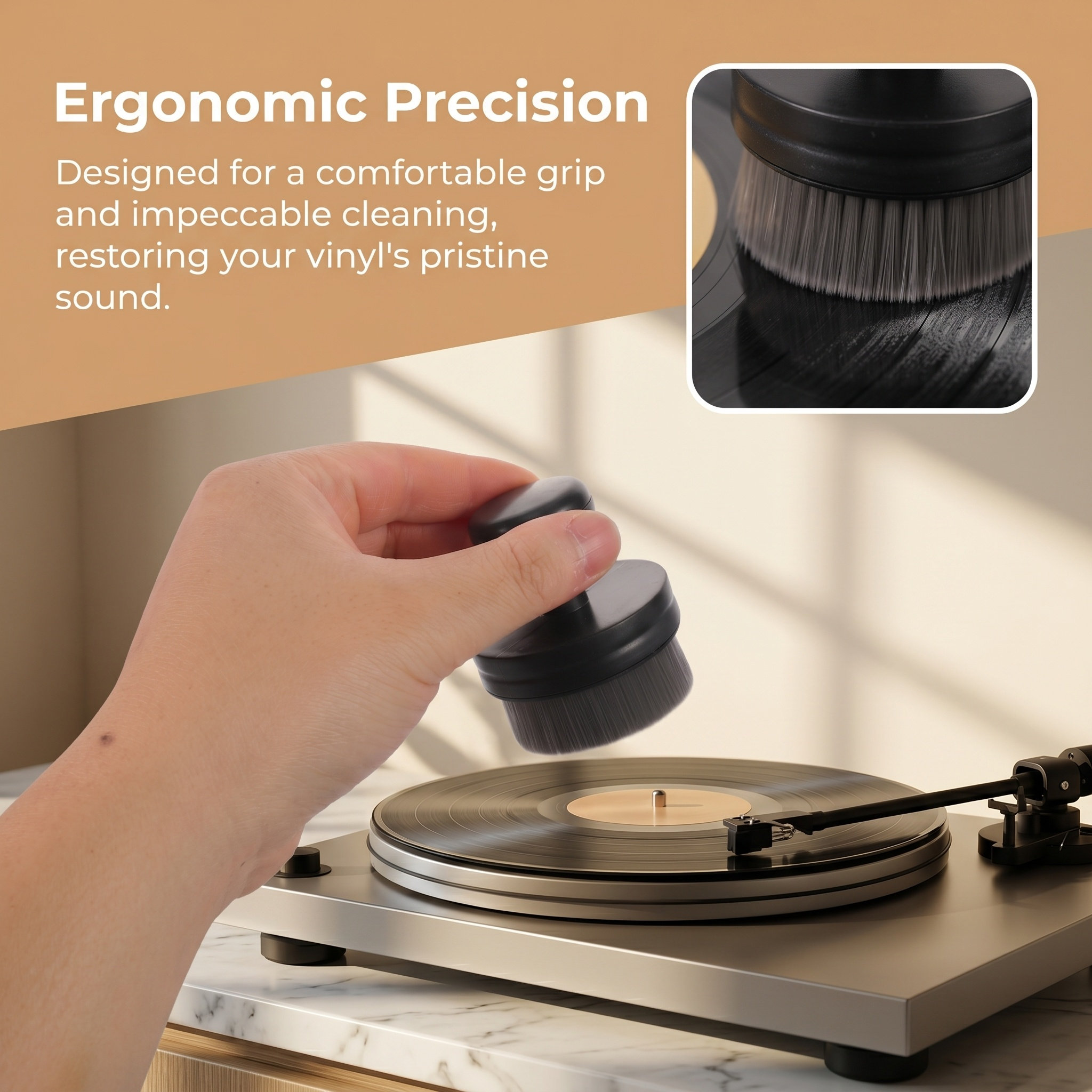 Escova de Limpeza para Álbum d - Vinyl Record Cleaner avaliação e preço