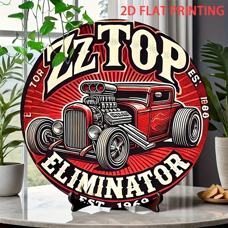 2D plano, 1 peça ZZ Top Elimin - Vintage Collectible Plates avaliação e preço