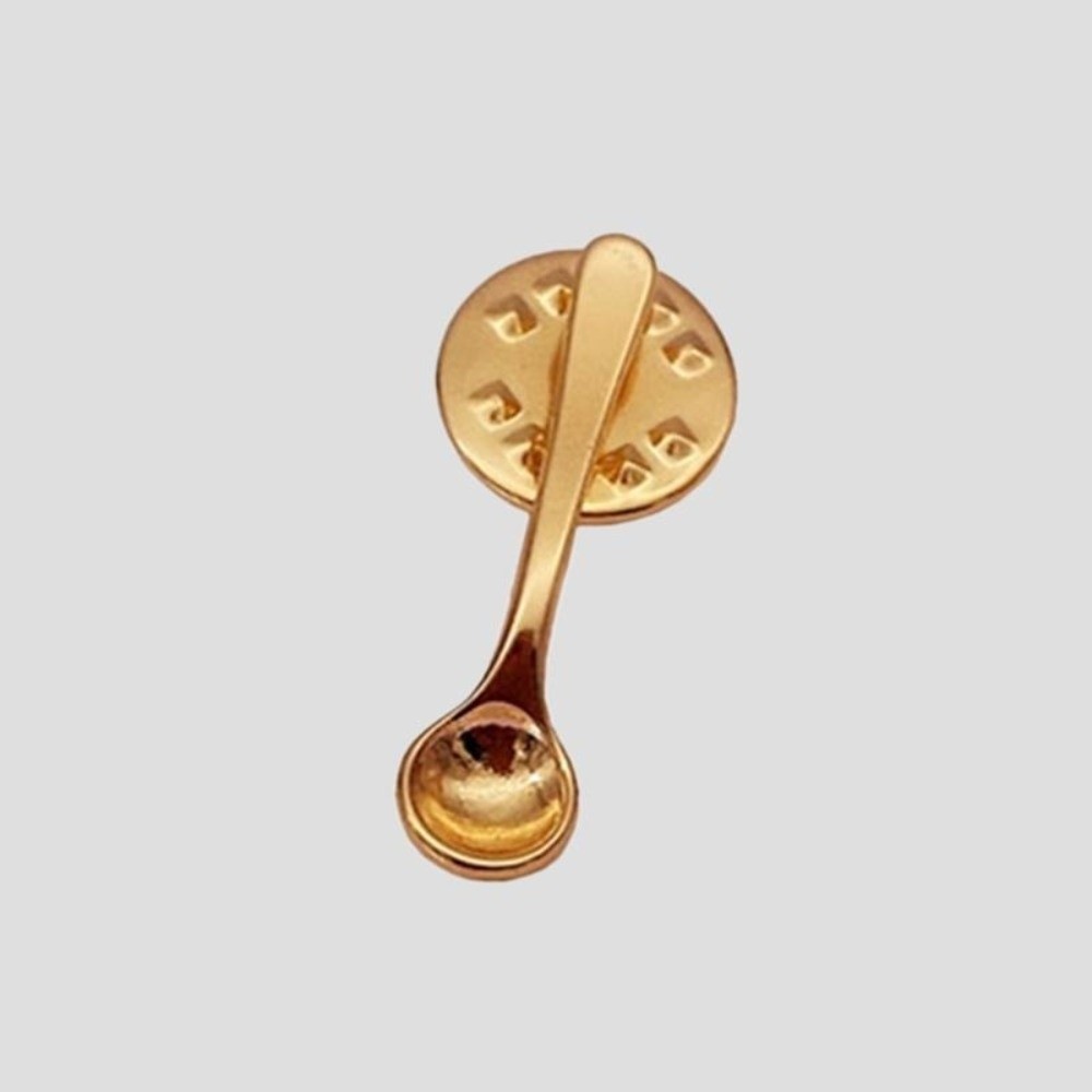 Broche de colher com design ad - Vintage Collectible Spoons avaliação e preço