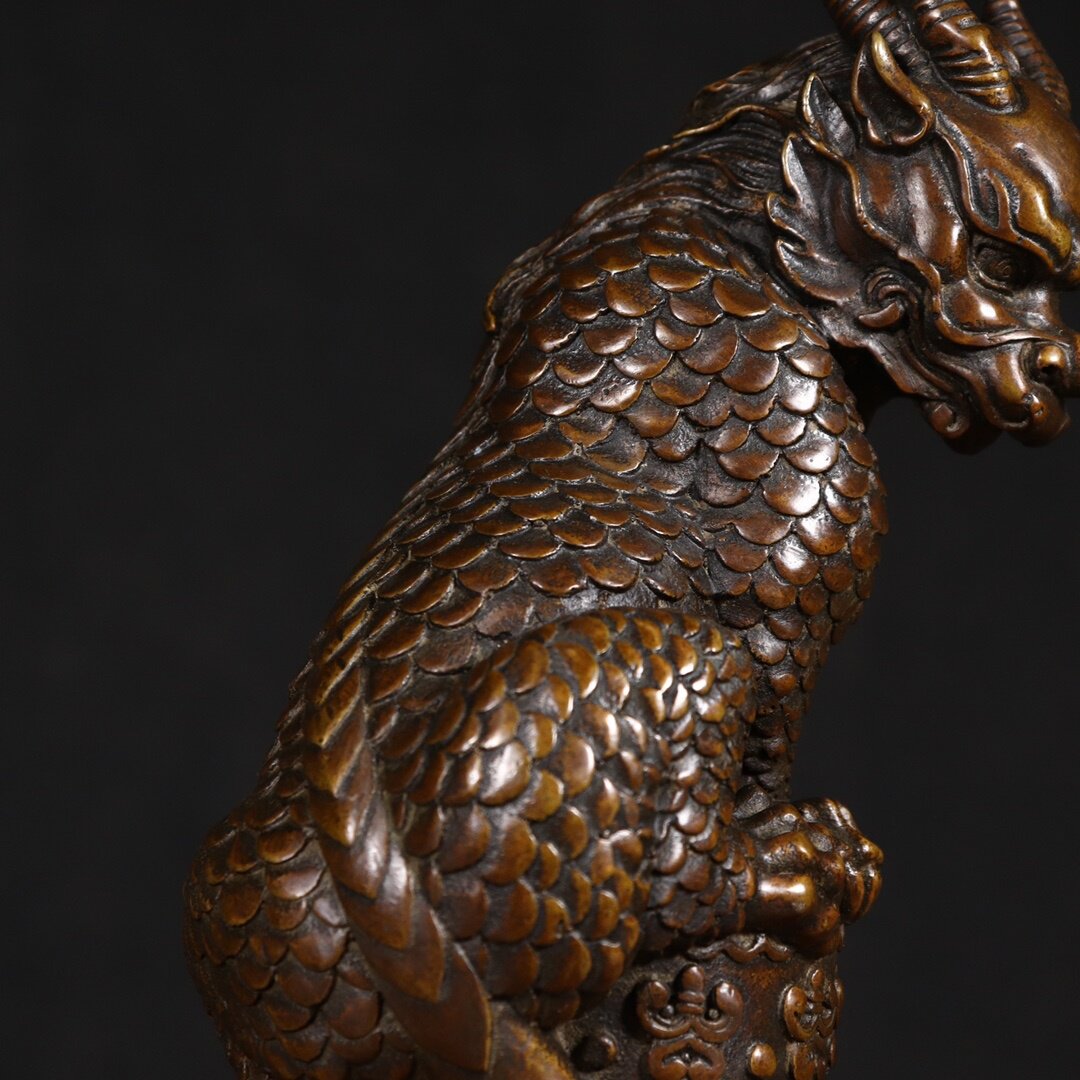 Estátua de Cobre Vintage Feng  - Vintage Collectibles Store avaliação e preço