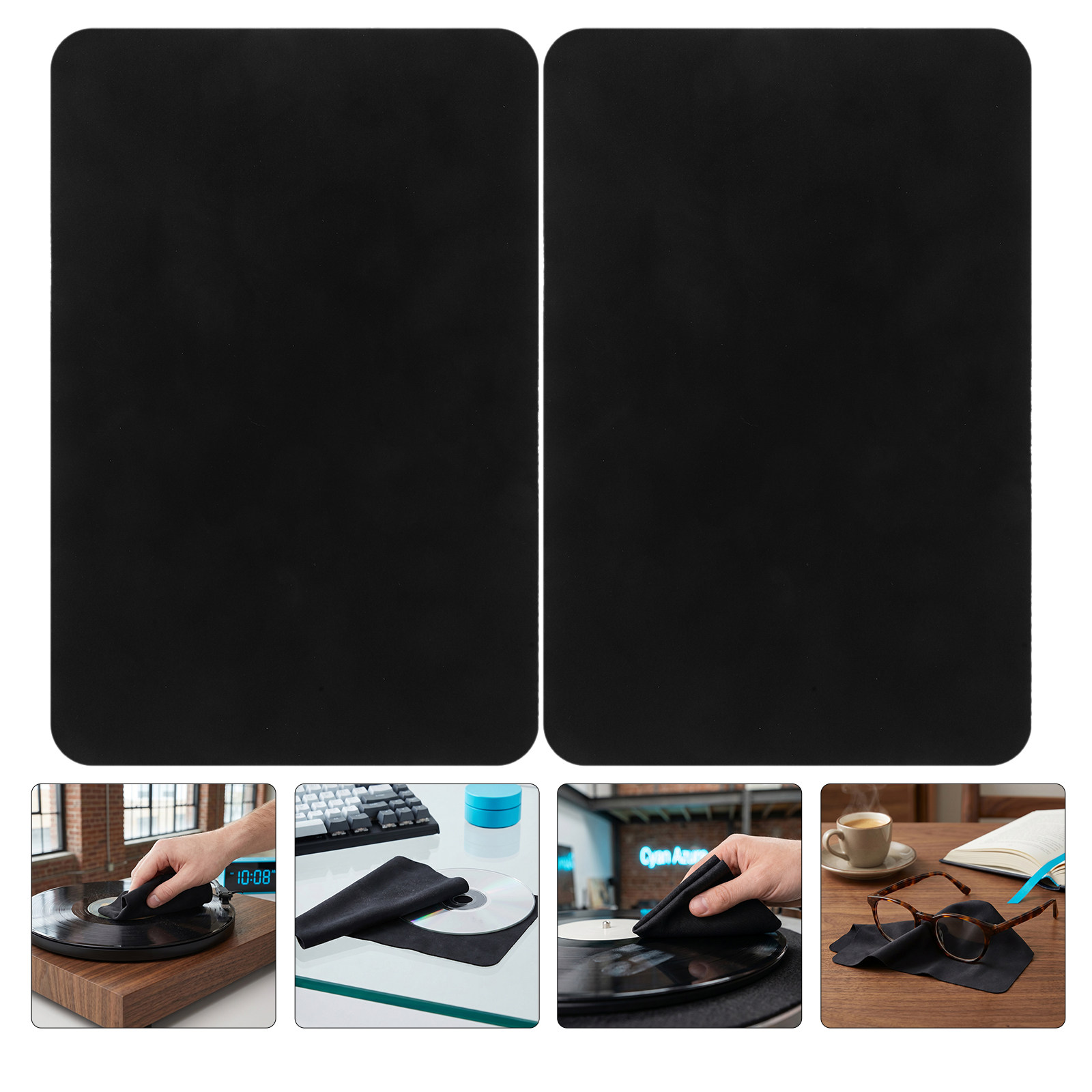 10 unidades de panos de microf - Vinyl Record Cleaner avaliação e preço